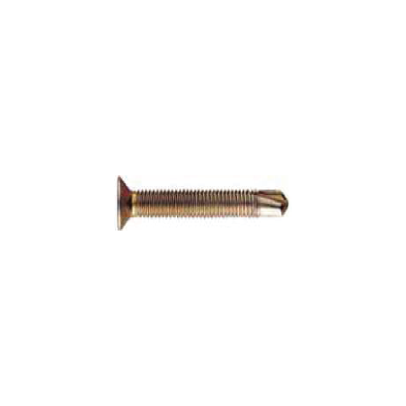 CHEMITOOL FASTENERS Self-tapping PVC screw with Philips countersunk head 4x13 Zinc-plated LV110