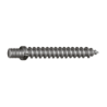 CHEMITOOL FASTENERS Two Thread Screw for Clamps LV029 M10X70 Yellow Passivated