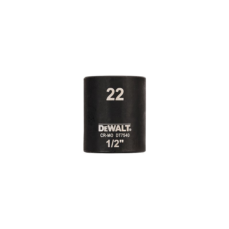 Dewalt POWER-TOOLS Impact Box Wrench 1/2 - Dewalt Standard 22mm