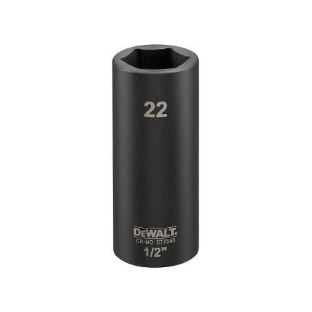 DeWalt impact socket 1/2 - Deep 22mm
