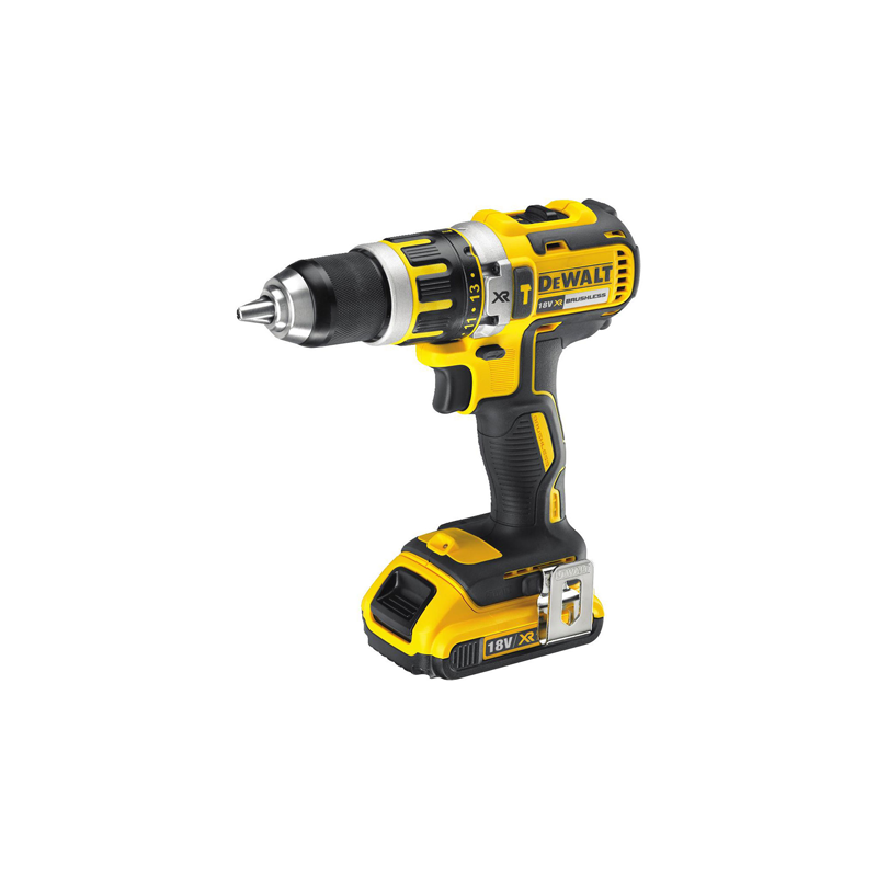 DeWalt 4Ah 18V XR Li-Ion Brushless Compact Hammer Drill Driver