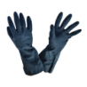 CHEMITOOL SAFETY Glove Neoprene Black Inside Cotton Size 8