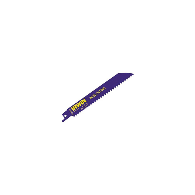 IRWIN Wood Cutting Bi-Metal Reciprocating Blade 606R 6'/150 mm 6 TPI (5un.)