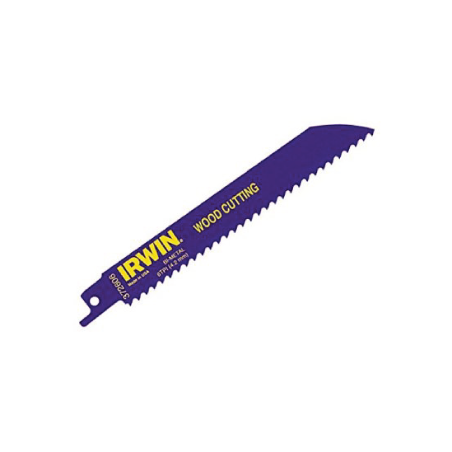 IRWIN Wood Cutting Bi-Metal Reciprocating Blade 606R 6'/150 mm 6 TPI (5un.)