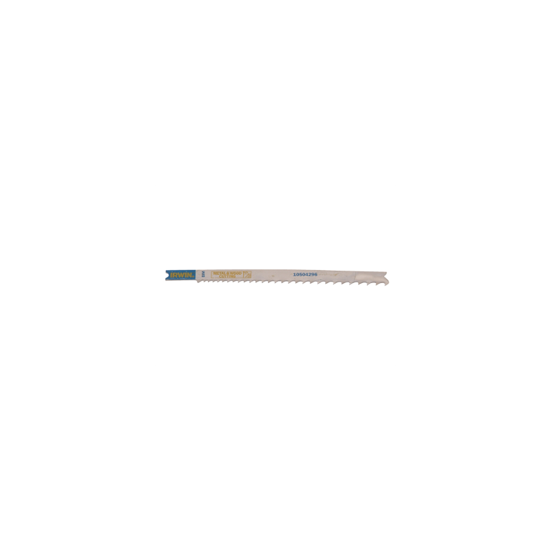 Folha Bi-Metal para Serra para Corte de Metal e Madeira com Haste em U IRWIN BIM, 132 mm, 5-10 TPI, U345XF (5un.) Folha Bi-Metal para Serra para Corte de Metal e Madeira com Haste em U IRWIN BIM, 132 mm, 5-10 TPI, U345XF (5un.)