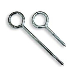 CHEMITOOL FASTENERS Welded Eyelet Ø24-12X140 for Wood
