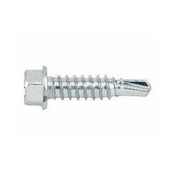 Parafuso Cabeça Sextavada de 10MM Auto-Perfurante com Broca Reduzida 6,3X25  REF:1 H10 A18 DIN 750K-ZN CHEMITOOL FASTENERS