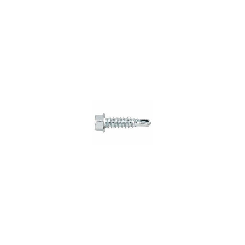 Parafuso Cabeça Sextavada de 10MM Auto-Perfurante com Broca Reduzida 6,3X25 REF:1 H10 A18 DIN 750K-ZN CHEMITOOL FASTENERS Parafuso Cabeça Sextavada de 10MM Auto-Perfurante com Broca Reduzida 6,3X25 REF:1 H10 A18 DIN 750K-ZN CHEMITOOL FASTENERS
