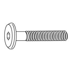 CHEMITOOL FASTENERS M6X80 Connection Screw Brass LV078