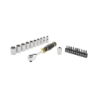 STANLEY® FATMAX® Ratchet Set 1/4' 120 Tooth + Bits (Pack of 22)
