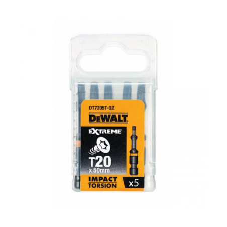 Puntas Esxtreme Impact Torsion T20 DeWalt 50mm