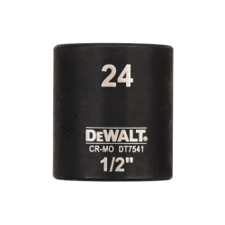 Dewalt POWER-TOOLS Impact Socket Wrench 1/2 - Dewalt Standard 24mm