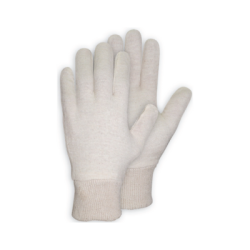 Guante Blanco 100% Algodón Puño Elástico Talla L CHEMITOOL SAFETY