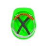 Capacete Proteção Verde ABS 4P REG. RODA CHEMITOOL SAFETY
