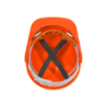 Capacete Proteção Laranja ABS 4P REG.Ma CHEMITOOL SAFETY