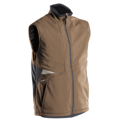 Colete Softshell Fusion M +/- 280 g/m² Castanho/Cinzento DASSY