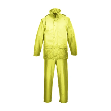 CHEMITOOL SAFETY M Size Yellow Polyurethane Waterproof Suit