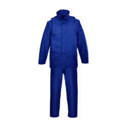 CHEMITOOL SAFETY Waterproof Suit Size XL in Navy Blue