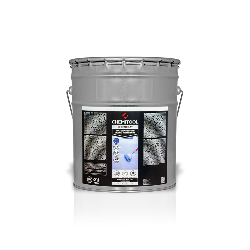 Membrana Líquida Impermeabilização MS CHEMICOAT 15kg Cinzento CHEMITOOL CHEMICALS Membrana Líquida Impermeabilização MS CHEMICOAT 15kg Cinzento CHEMITOOL CHEMICALS