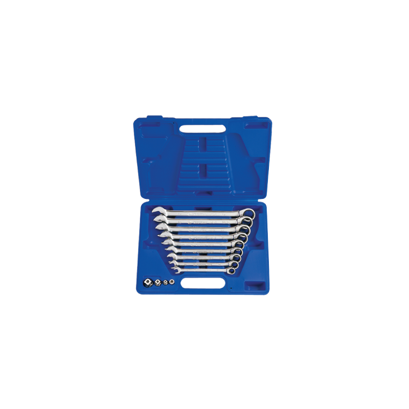 KING TONY 13 (un.) Speed Wrench Set with Adapters 13113MR01