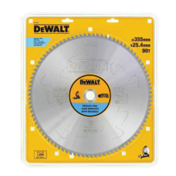 DeWalt Blade for circular saw for stainless steel (355mm x 25.4mm x 90T)