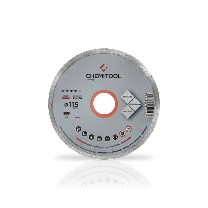 CHEMITOOL CUTTING Continuous Stripe Diamond Wheel 115mm