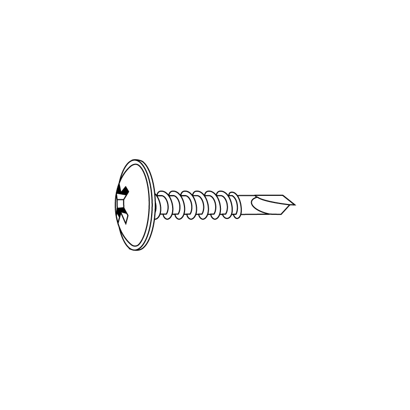 CHEMITOOL Self Drilling Screw Phillips DIN 7504M 4,2X13 Oxidised CHEMITOOL Self Drilling Screw Phillips DIN 7504M 4,2X13 Oxidised