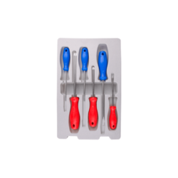 KING TONY Screwdriver Set 6 Pieces Cross + Flat