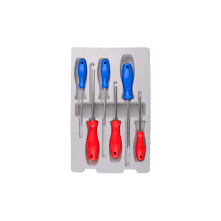 KING TONY Screwdriver Set 6 Pieces Cross + Flat