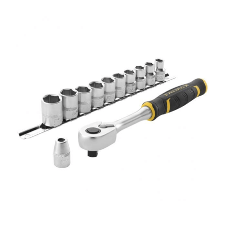 STANLEY® FATMAX® Ratchet Set 3/8' 120 Tooth + Bits (Pack of 22)