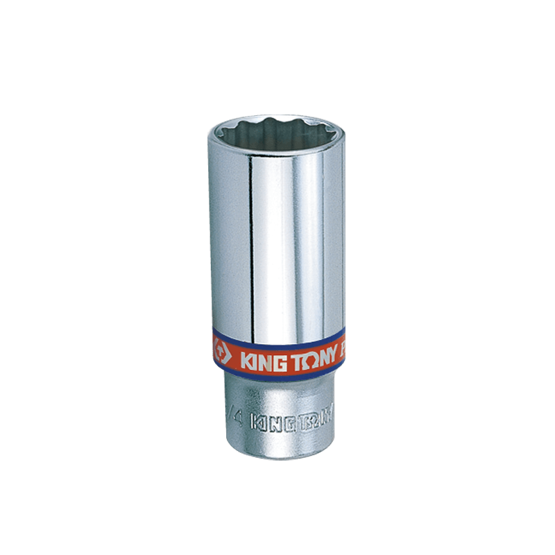 KING TONY 1/4' 6 Points Metric Deep Socket 14mm