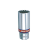 KING TONY 1/4' 6 Points Metric Deep Socket 14mm