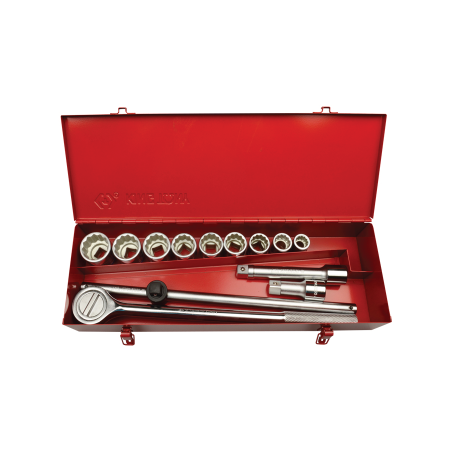 KING TONY 3/4' Socket Set with Accessories 6013MR01 - 13 (un.)