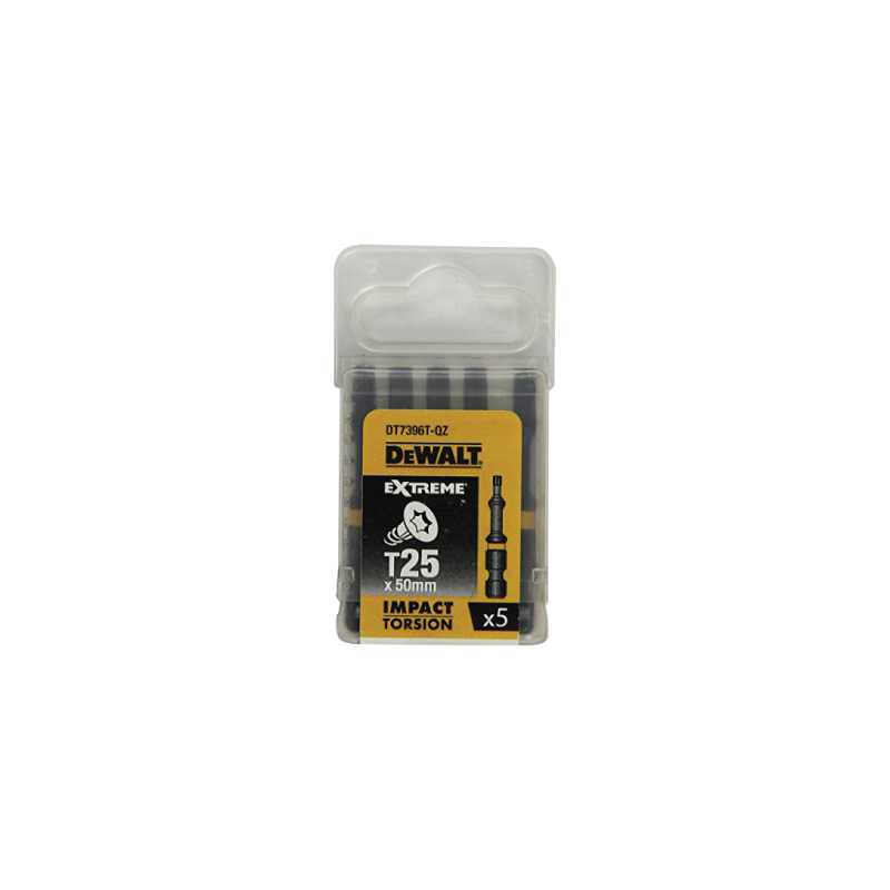 Puntas Esxtreme Impact Torsion T25  DeWalt 50mm