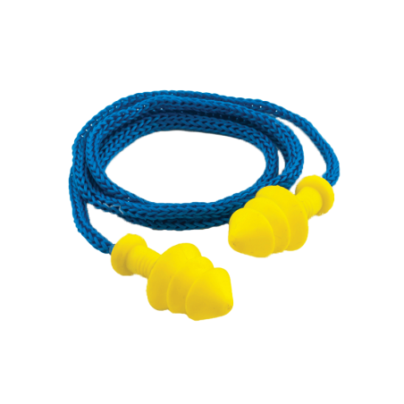 Tampão Auditivo Reutilizável com Cordão SNR 26db CHEMITOOL SAFETY