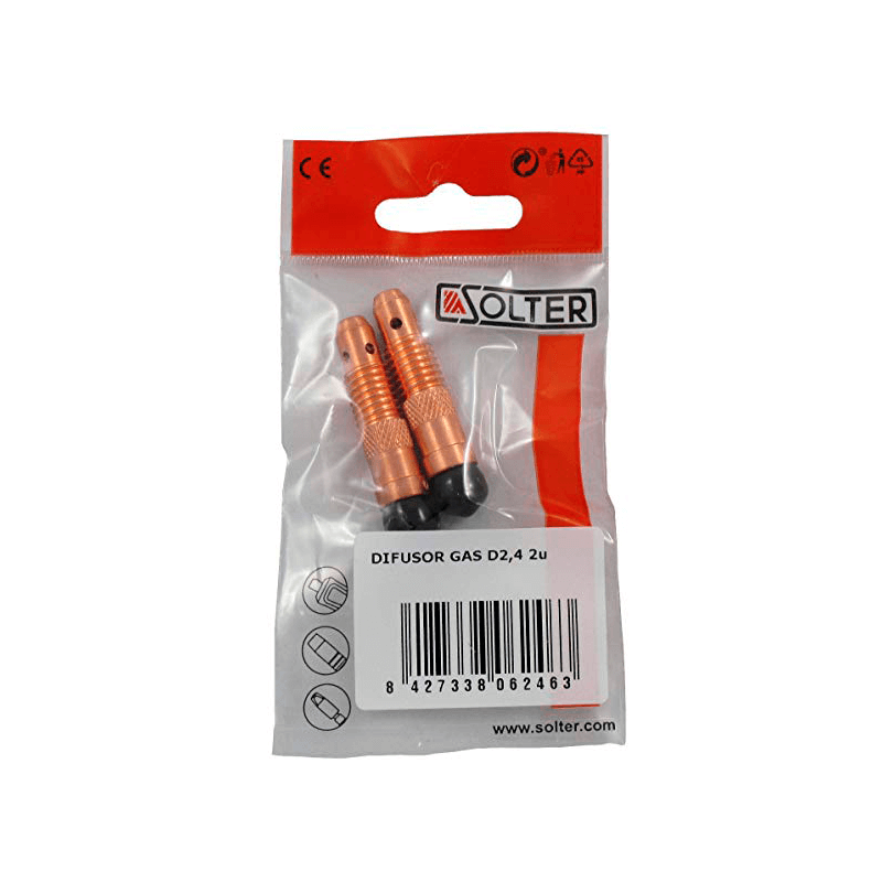 Solter Gas Diffuser Ø 2,4 mm 2 Un.