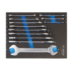 KING TONY Tool Set Content on Tray - 12 (un.) 9-1112MRV
