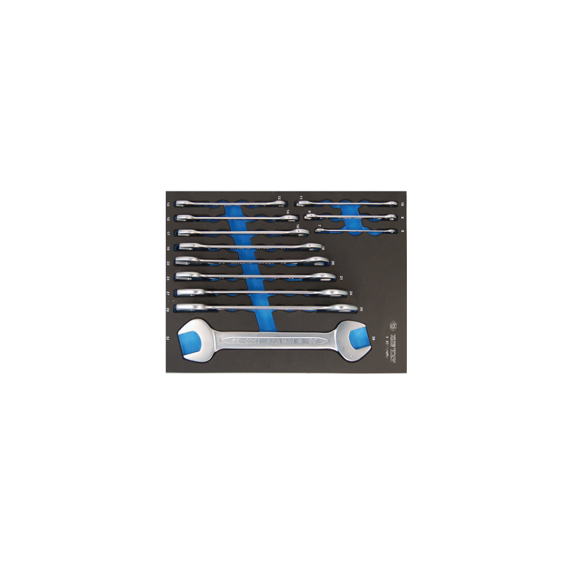 KING TONY Tool Set Content on Tray - 12 (un.) 9-1112MRV