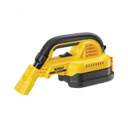 Aspirador de Sólidos e Líquidos DeWalt XR 18V para Obra sem Carregar/Bateria.