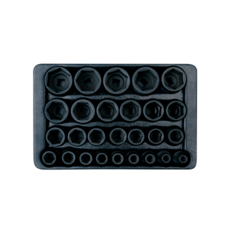 KING TONY Metric Socket Set for Tool Trolley 27 (un.) 9-4427MP