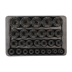 KING TONY Metric Socket Set for Tool Trolley 27 (un.) 9-4827MP