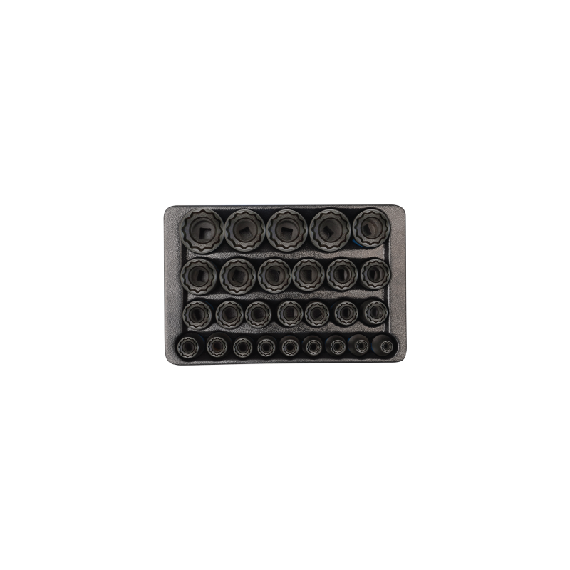 KING TONY Metric Socket Set for Tool Trolley 27 (un.) 9-4827MP KING TONY Metric Socket Set for Tool Trolley 27 (un.) 9-4827MP