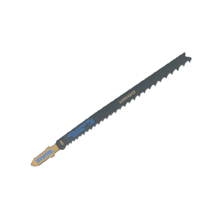IRWIN Metal & Wood Cutting Bi-Metal Jigsaw Blade T-Shank BIM, 132mm, Progressive 5-10TPI, T345XF (5un.)