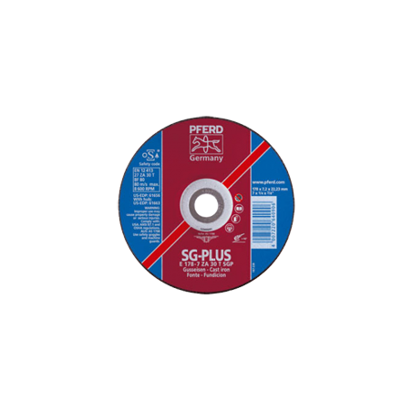 PFERD Grinding Wheels Performance Line Zirkon SG Cast E 178-7 ZA 30 T SGP/22,23