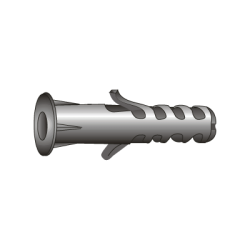 BUCHA NYLON C/ BORDO Ø12MM (CAIXA)