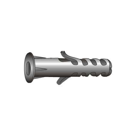 Bucha Nylon com Bordo LV059 Ø12mm (Caixa) CHEMITOOL FASTENERS