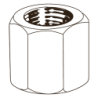 CHEMITOOL FASTENERS High Hexagon Nut UNI 5587 1,5XD M24 |6| Plain