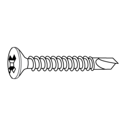 Tornillo Autotaladrante Cabeza Avellanada PHILLIPS DIN 7504P 4,2x13 A2 Pasivado de Acero Inoxidable CHEMITOOL FASTENERS