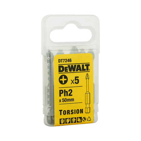 DeWalt 50mm bit with 'extra grip'ribs Ph2