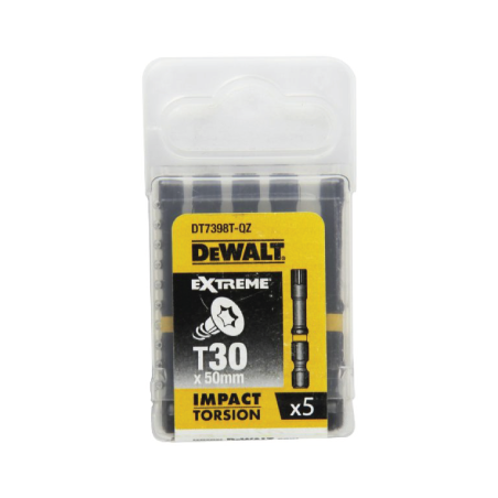 Puntas Esxtreme Impact Torsion T30  DeWalt 50mm